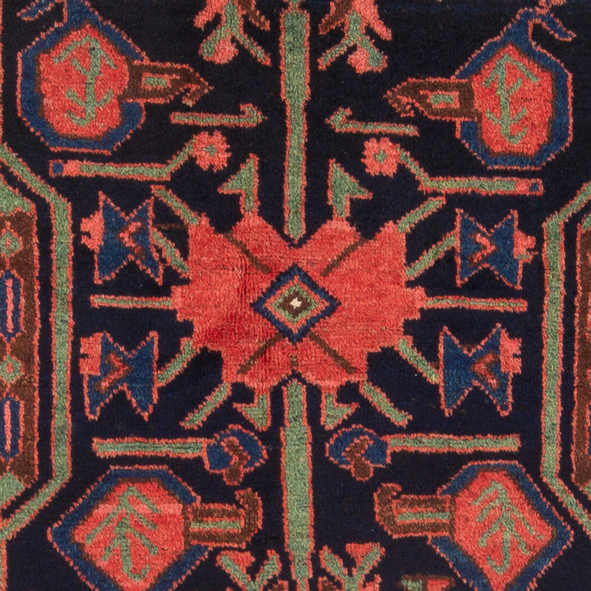 Persisk tæppe - Nomadisk - Royal - 219 x 132 cm - mørkeblå