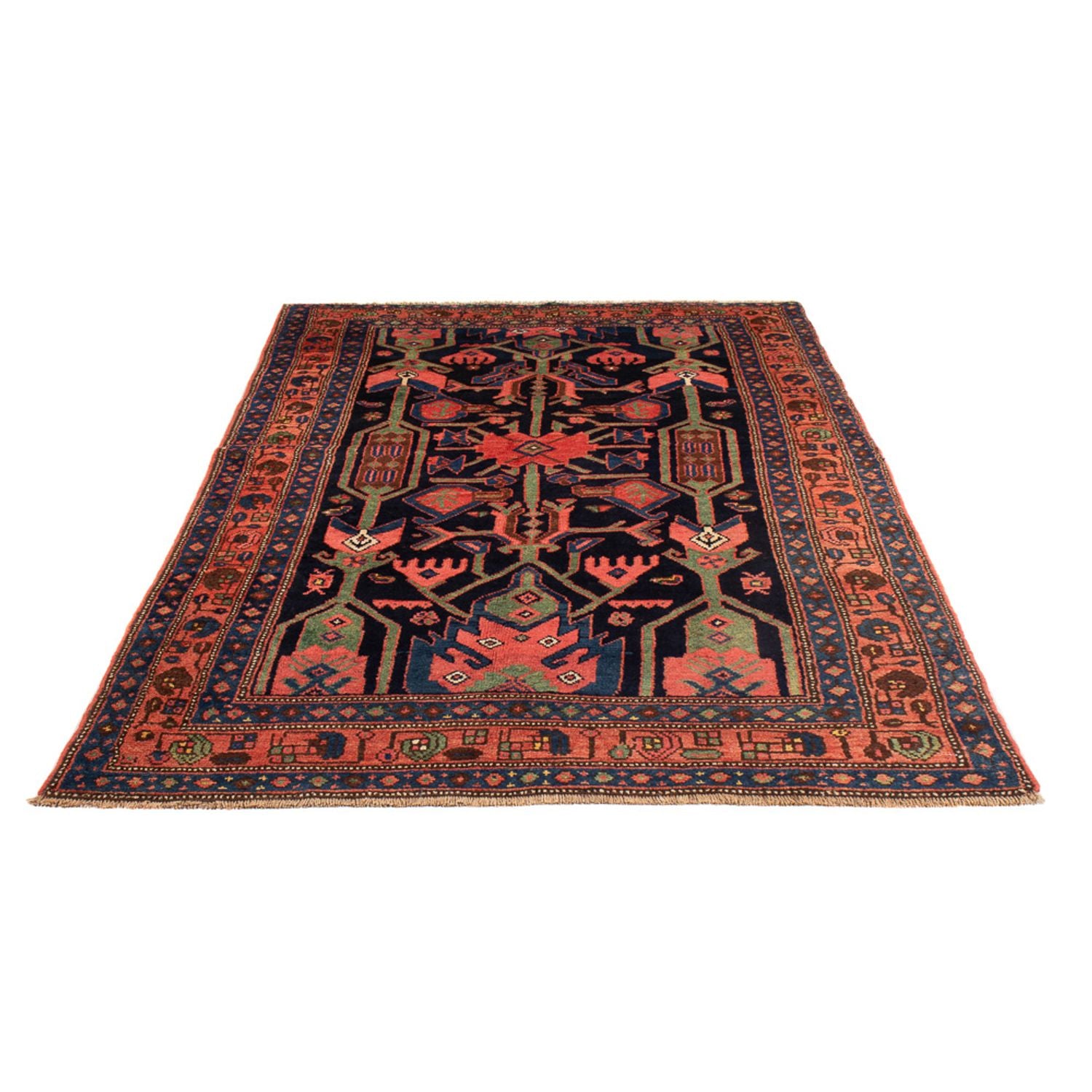Persisk tæppe - Nomadisk - Royal - 219 x 132 cm - mørkeblå