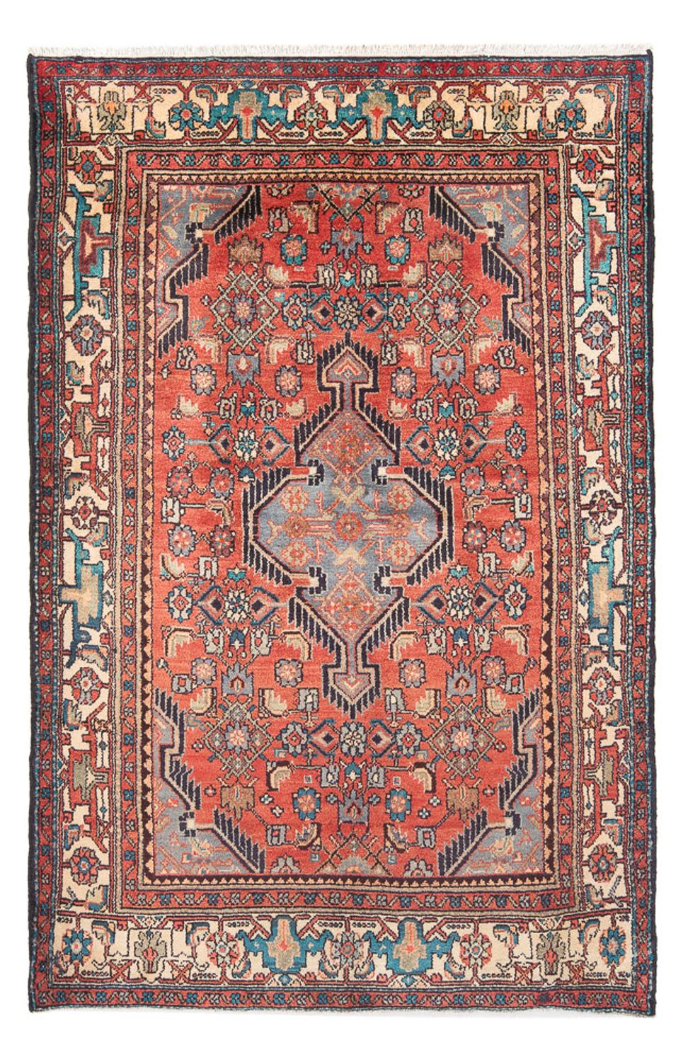 Persisk tæppe - Nomadisk - Royal - 225 x 147 cm - rød