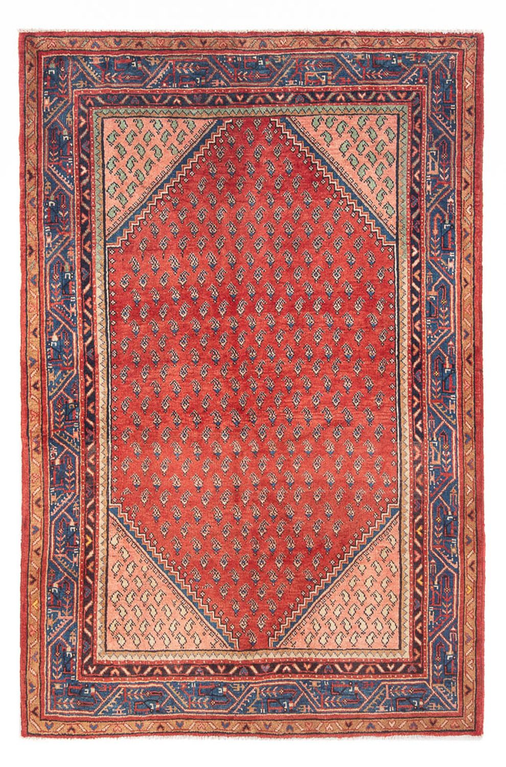 Persisk tæppe - Nomadisk - Royal - 211 x 134 cm - rød