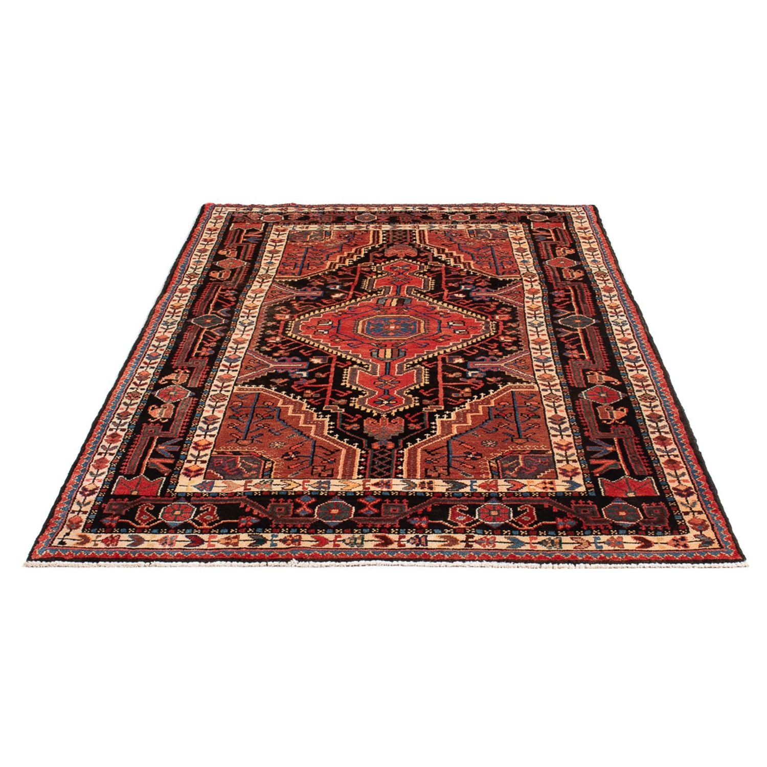 Persisk tæppe - Nomadisk - Royal - 212 x 125 cm - mørkeblå