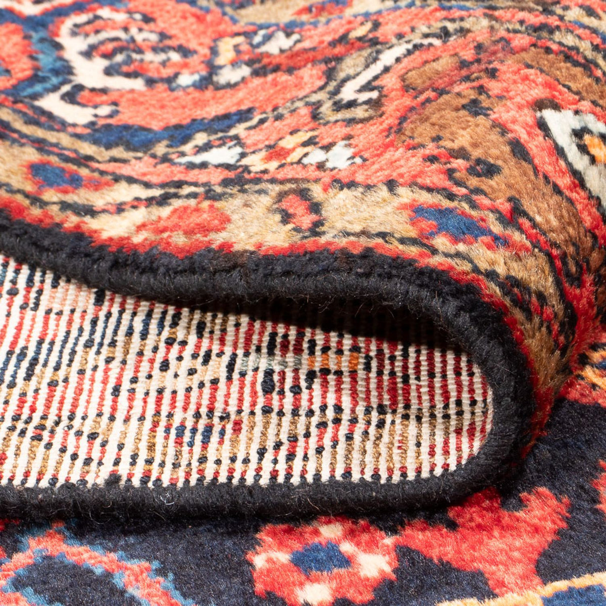 Persisk tæppe - Nomadisk - Royal - 198 x 130 cm - mørkeblå