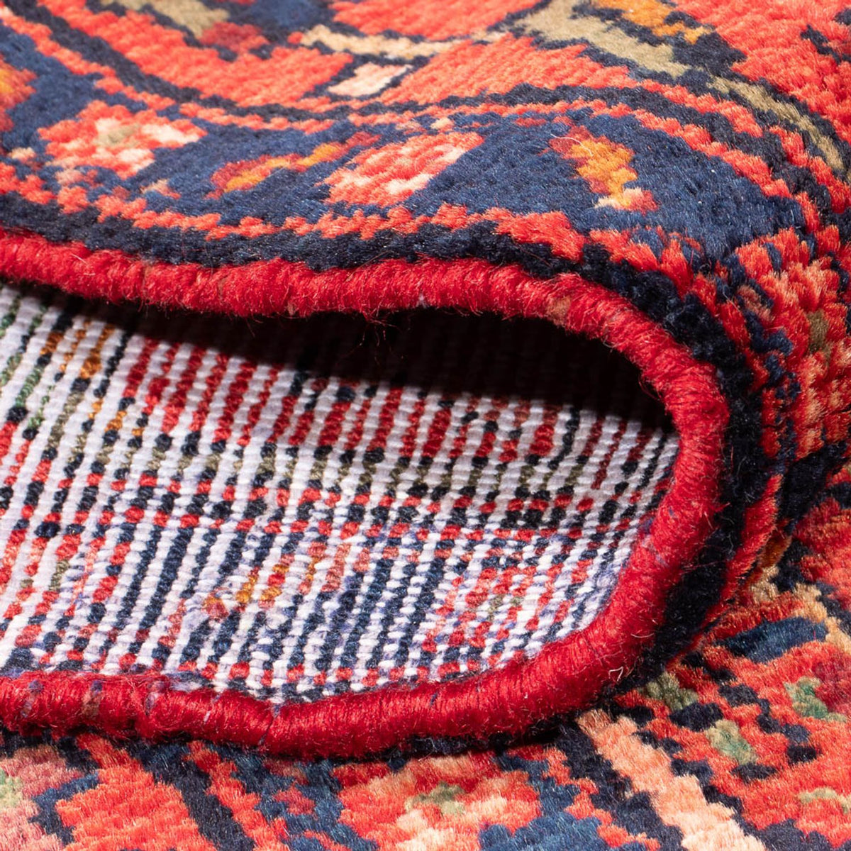 Persisk tæppe - Nomadisk - Royal - 201 x 137 cm - mørkeblå