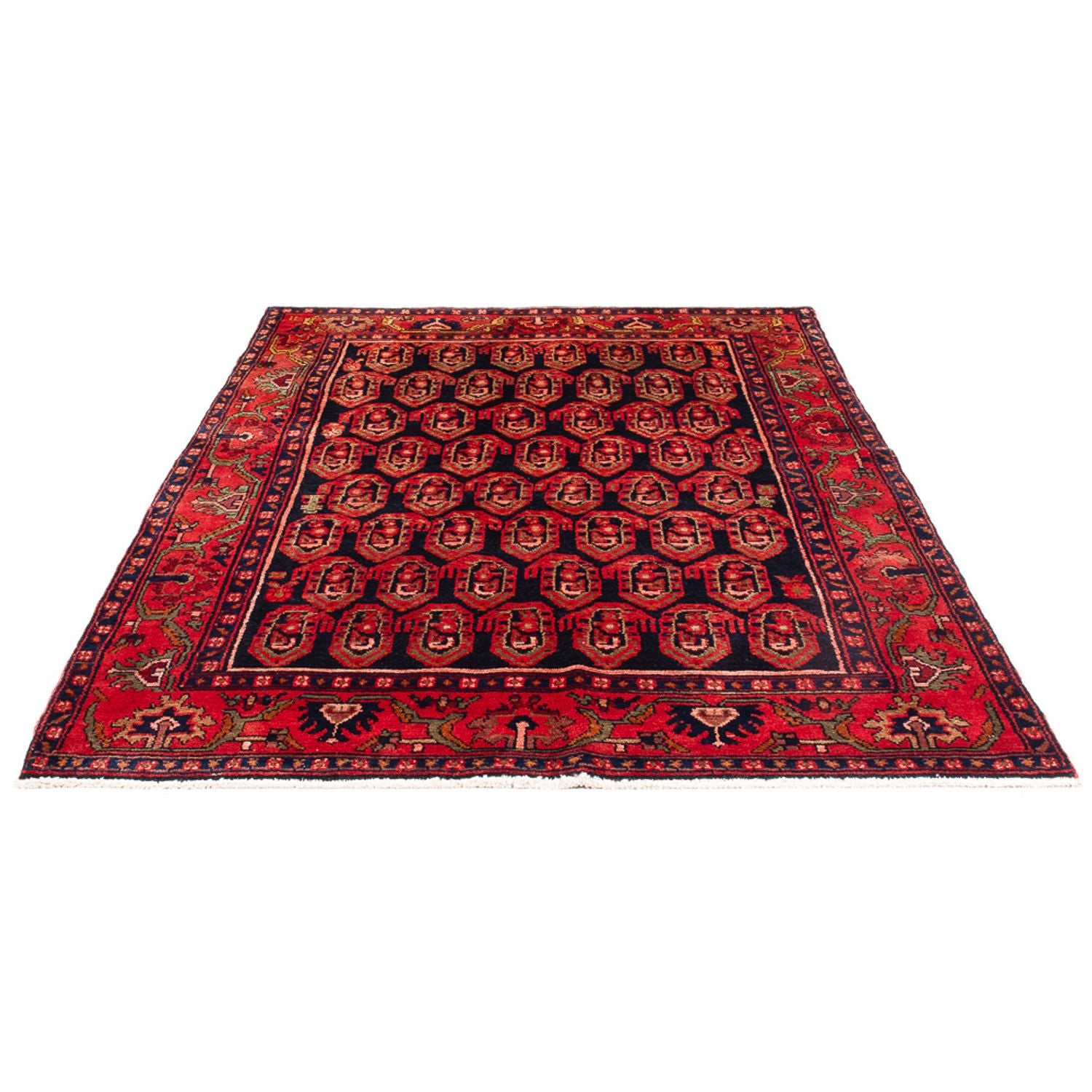 Persisk tæppe - Nomadisk - Royal - 201 x 137 cm - mørkeblå