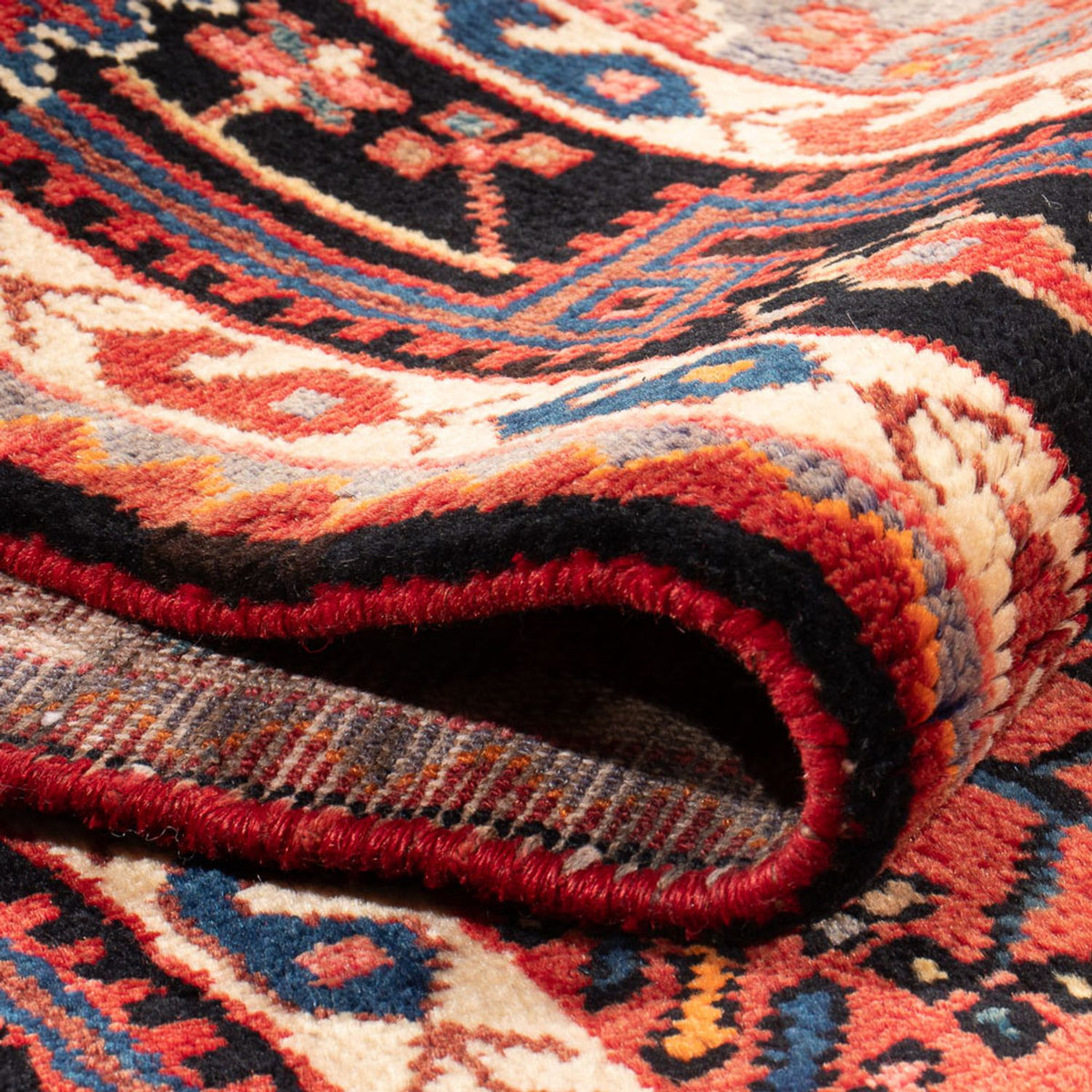 Persisk tæppe - Nomadisk - Royal - 183 x 114 cm - mørkeblå