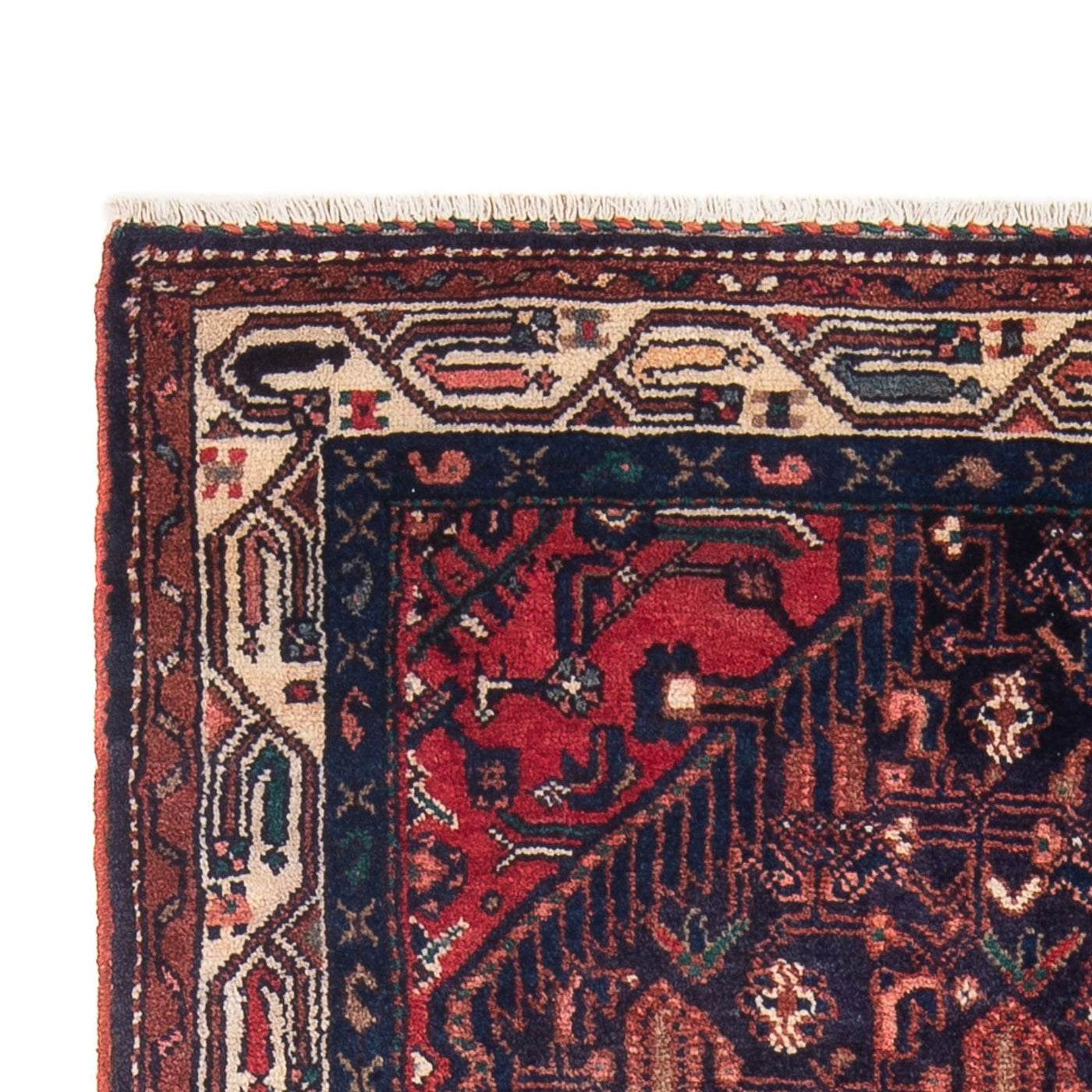 Løber Persisk tæppe - Nomadisk - 233 x 112 cm - mørkeblå