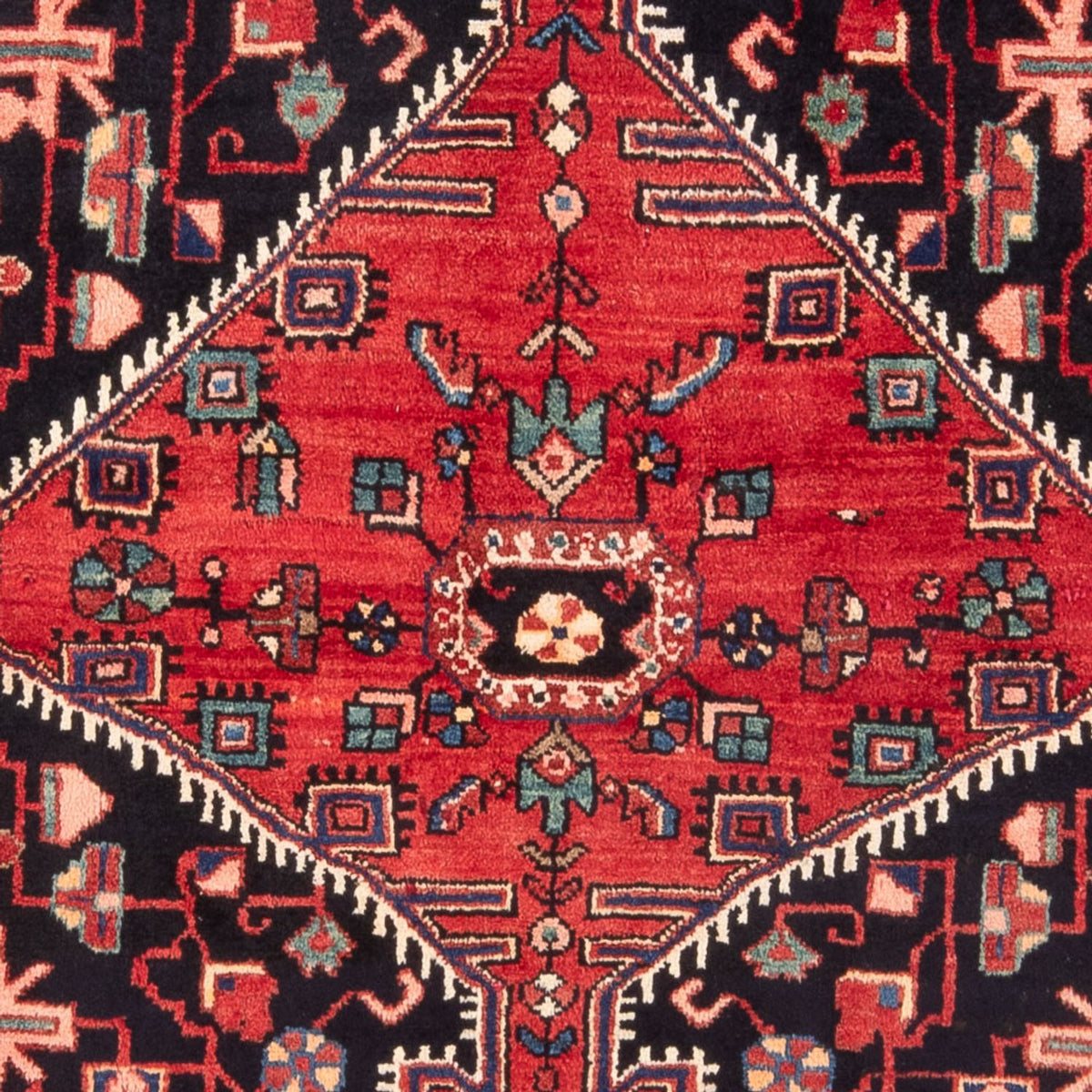 Persisk tæppe - Nomadisk - Royal - 215 x 139 cm - mørkeblå