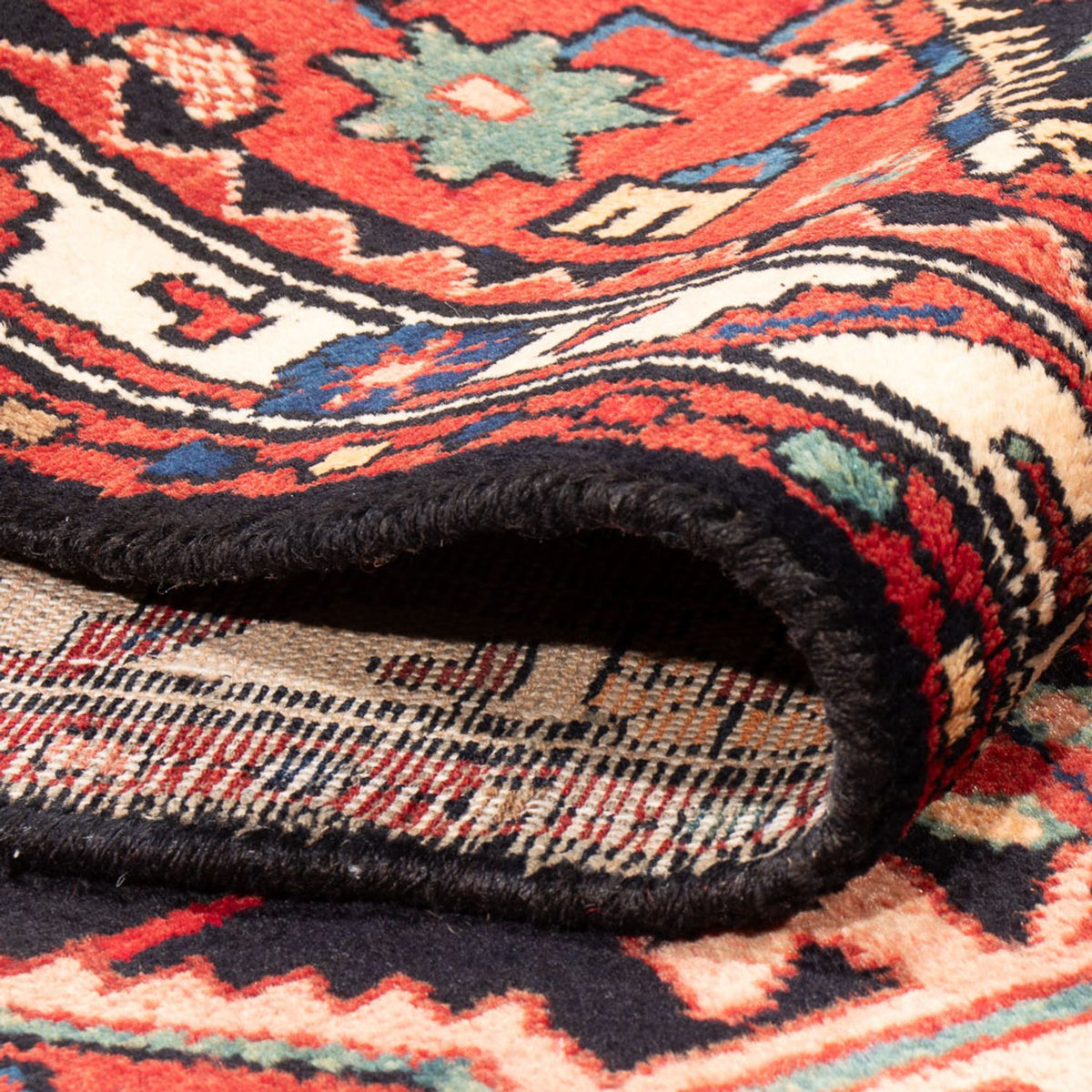 Persisk tæppe - Nomadisk - Royal - 215 x 139 cm - mørkeblå