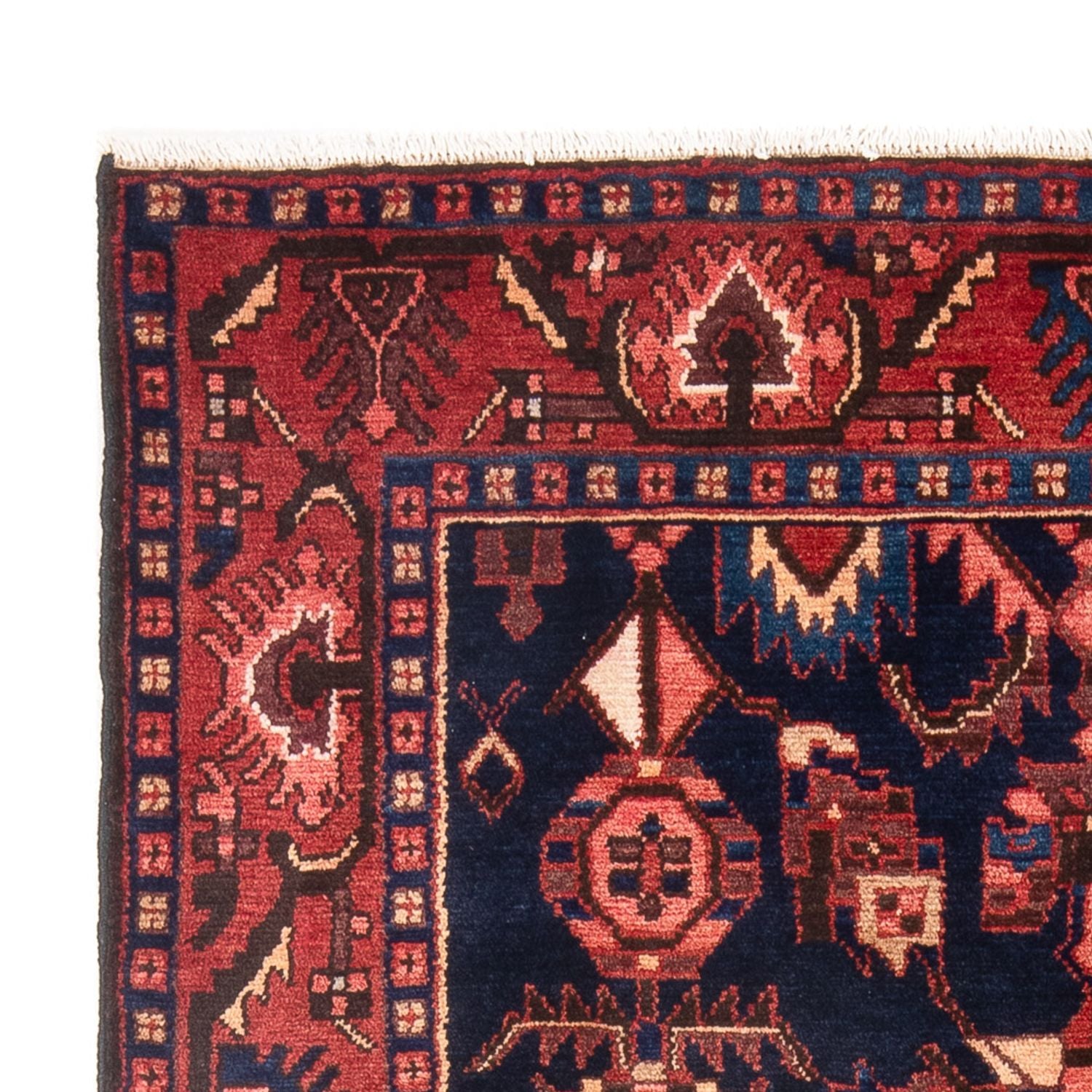 Persisk tæppe - Nomadisk - Royal - 207 x 137 cm - mørkeblå