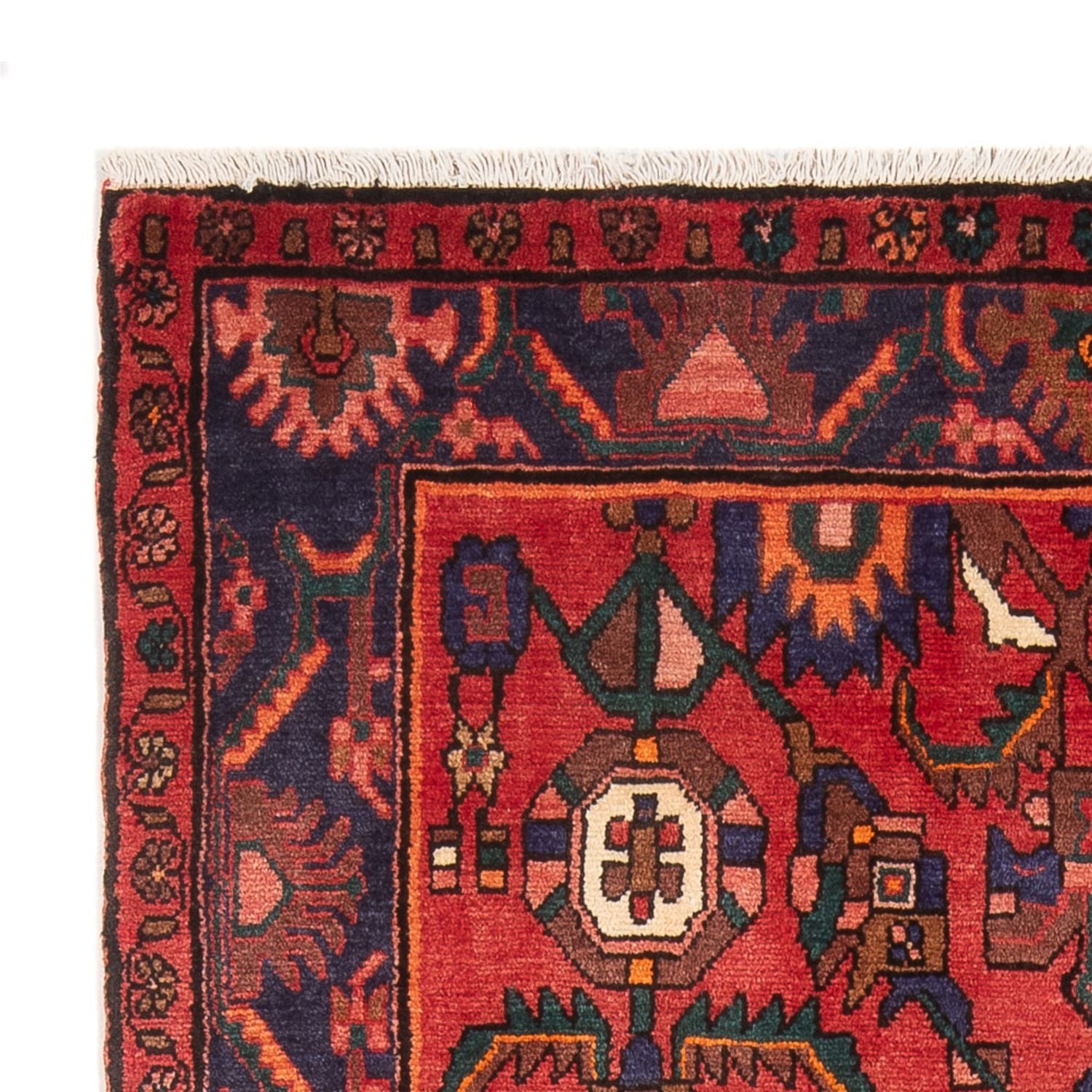 Persisk tæppe - Nomadisk - Royal - 206 x 129 cm - rød
