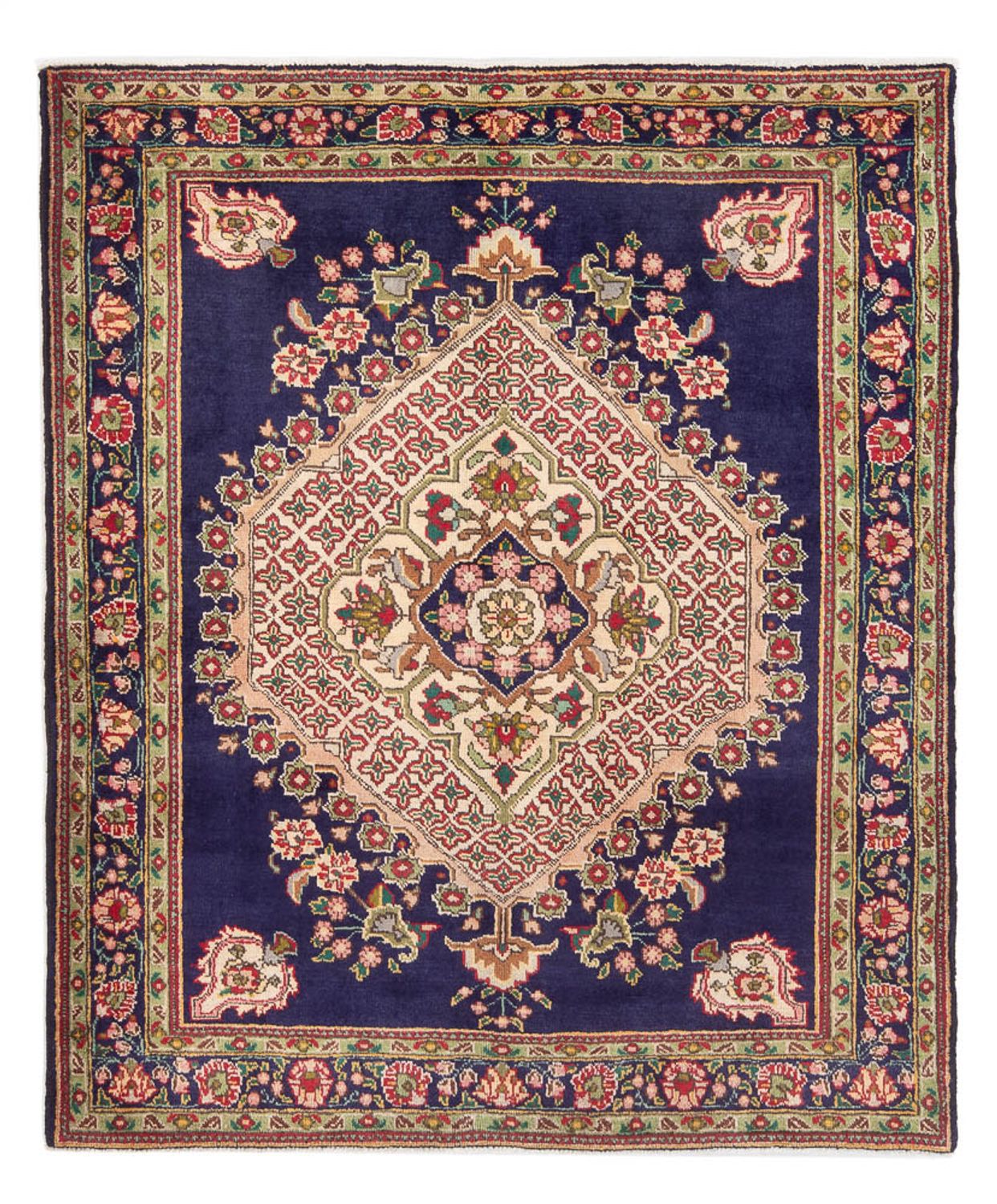 Persisk tæppe - Nomadisk - Royal - 184 x 150 cm - mørkeblå
