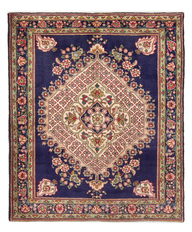 Persisk tæppe - Nomadisk - Royal - 184 x 150 cm - mørkeblå