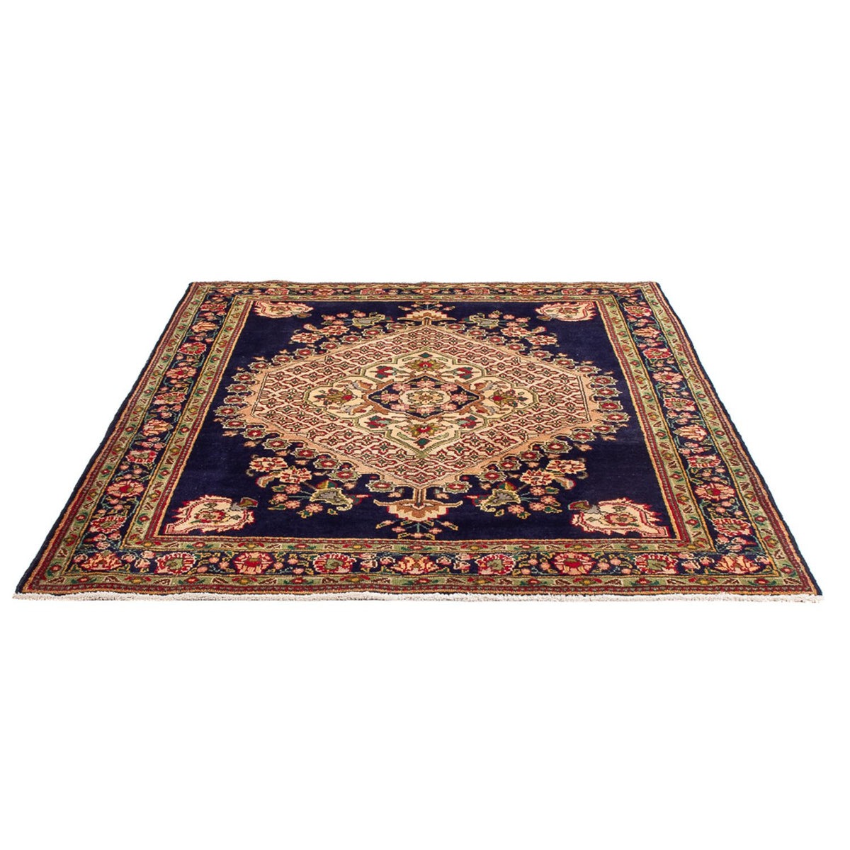 Persisk tæppe - Nomadisk - Royal - 184 x 150 cm - mørkeblå