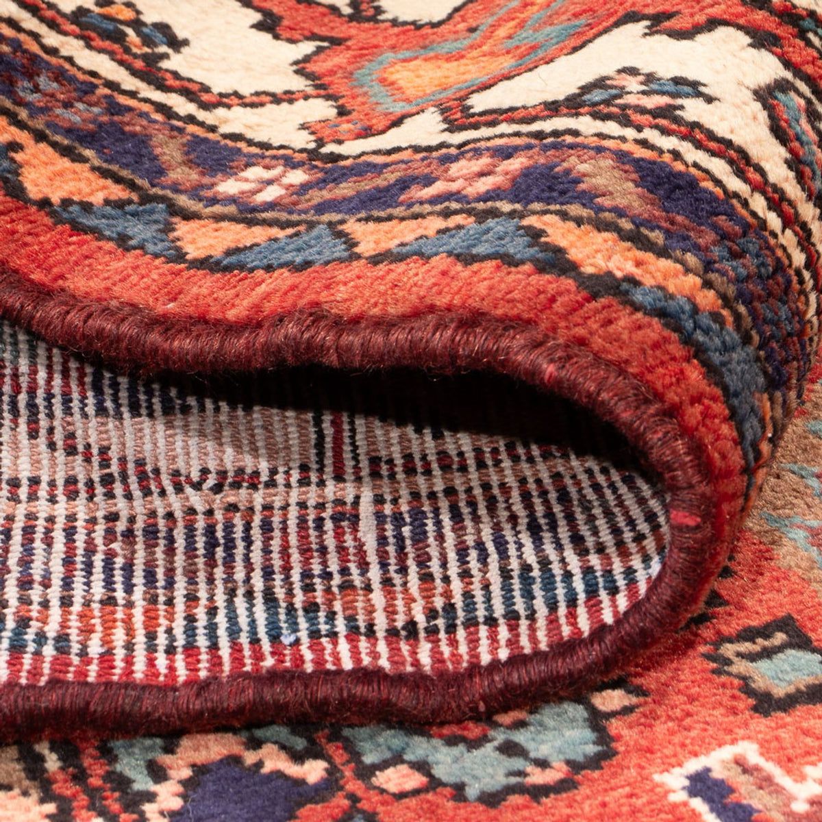 Persisk tæppe - Nomadisk - Royal - 250 x 141 cm - rød