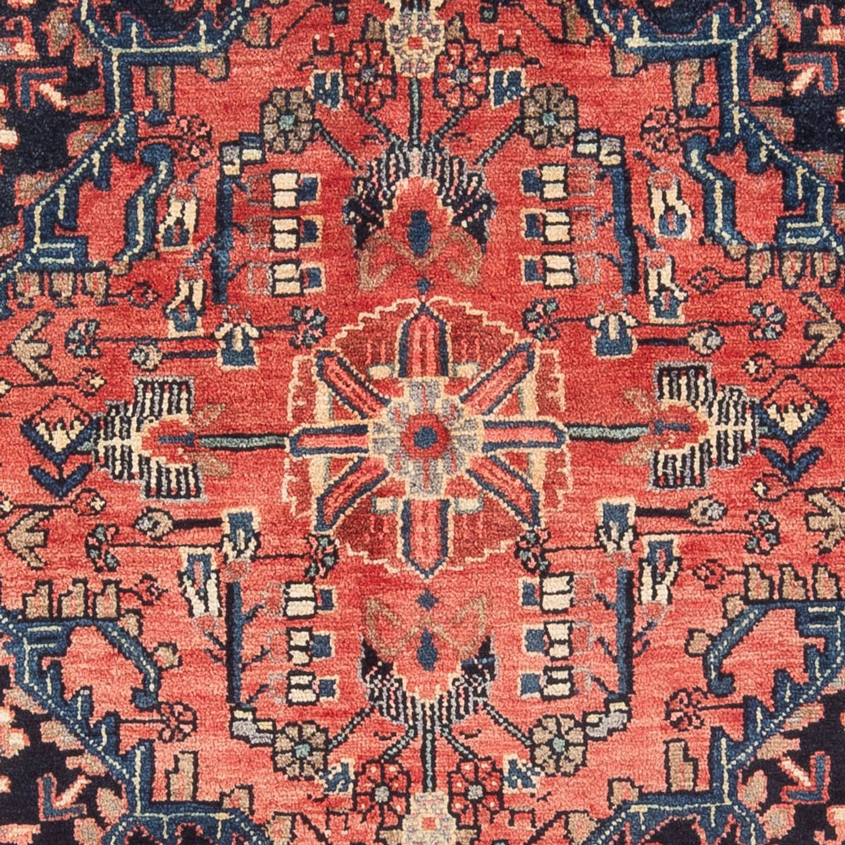 Persisk tæppe - Nomadisk - Royal - 201 x 119 cm - mørkeblå