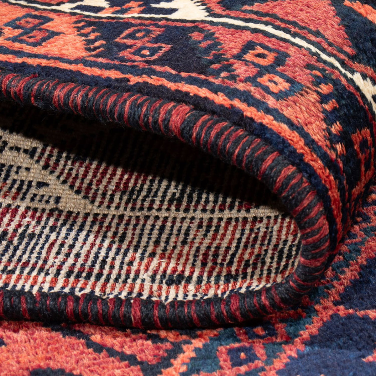 Persisk tæppe - Nomadisk - Royal - 196 x 125 cm - rød