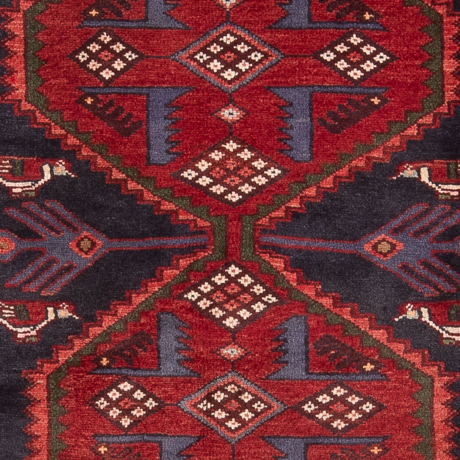 Persisk tæppe - Nomadisk - Royal - 191 x 132 cm - mørkeblå