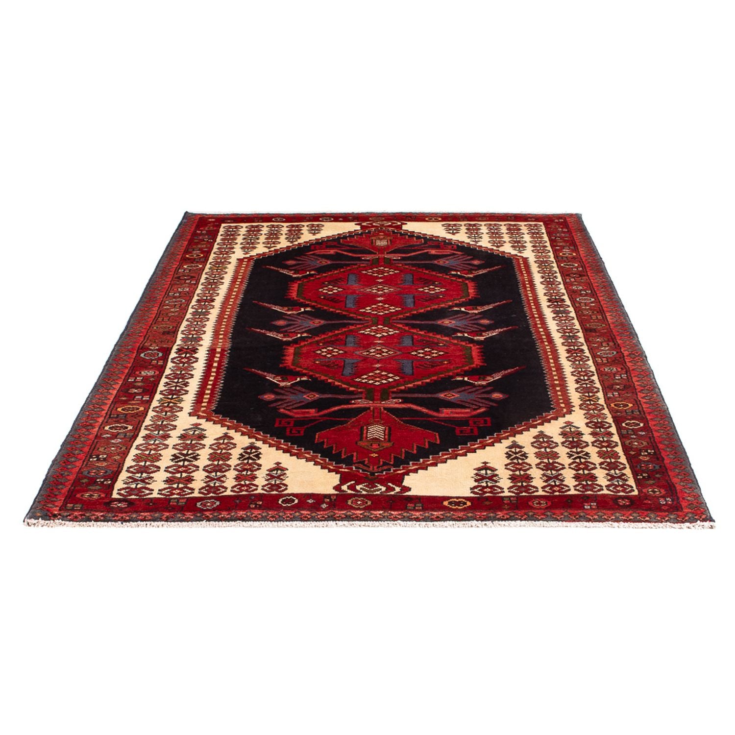 Persisk tæppe - Nomadisk - Royal - 191 x 132 cm - mørkeblå