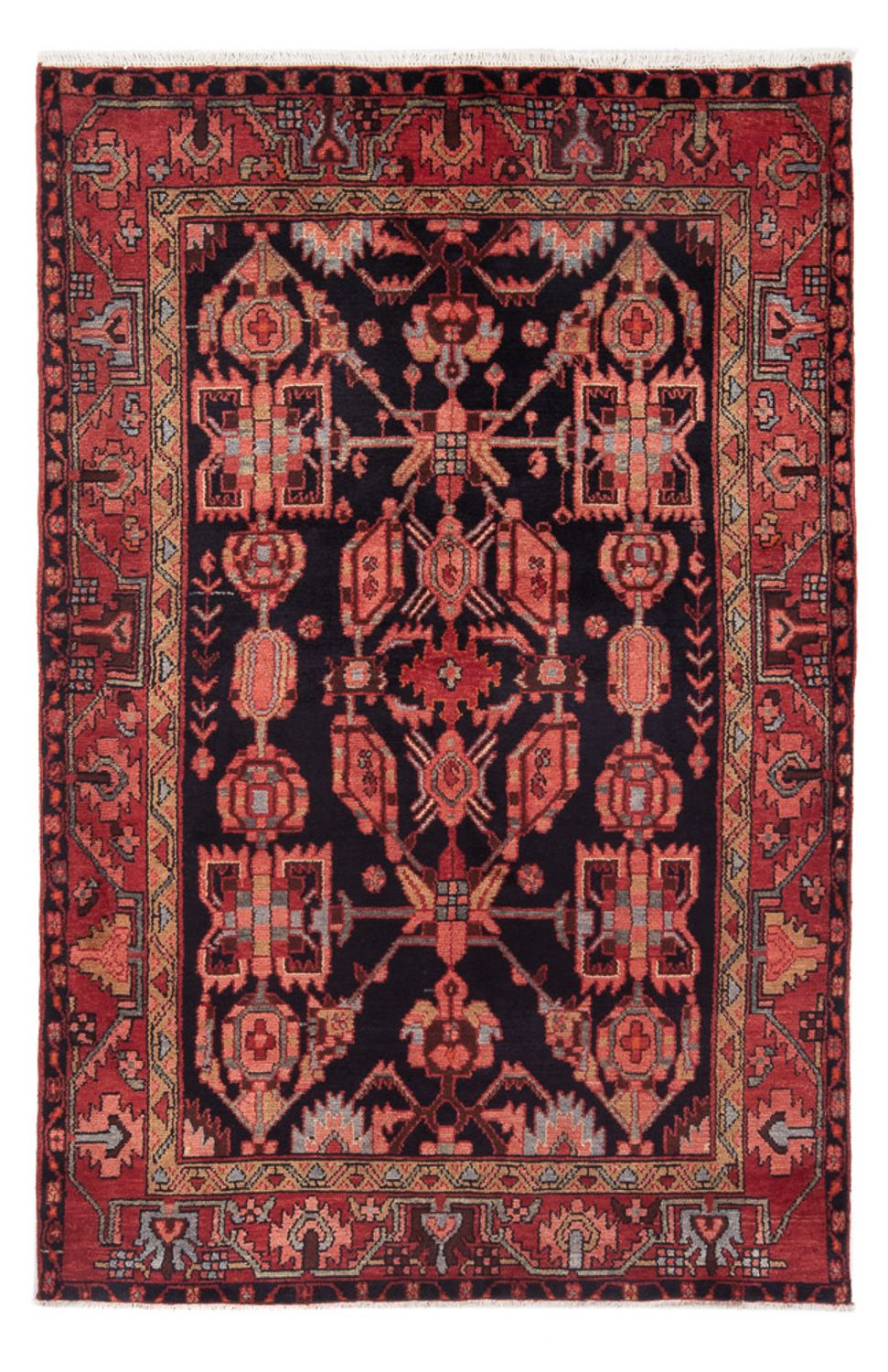 Persisk tæppe - Nomadisk - Royal - 210 x 136 cm - mørkeblå