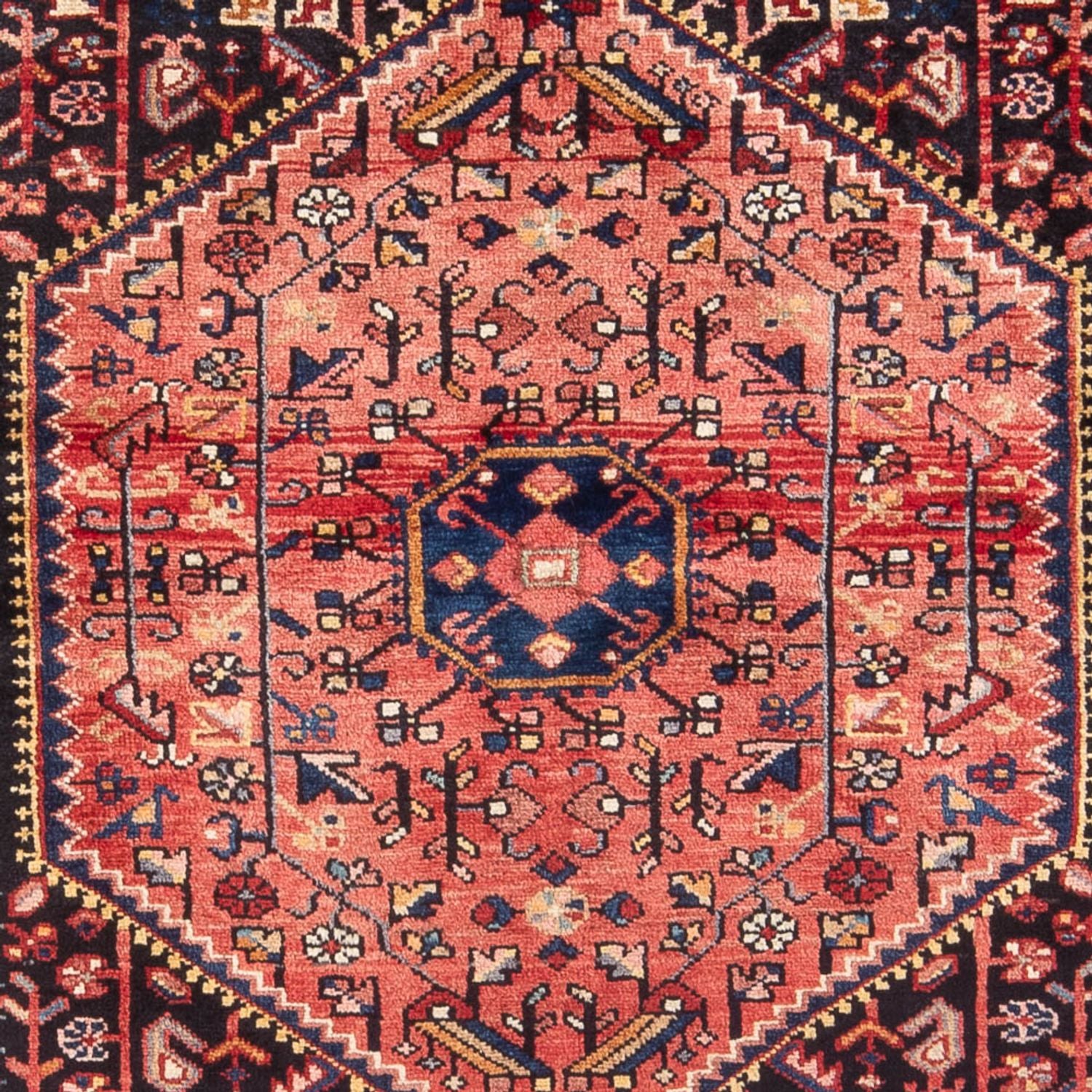 Persisk tæppe - Nomadisk - Royal - 232 x 145 cm - mørkeblå