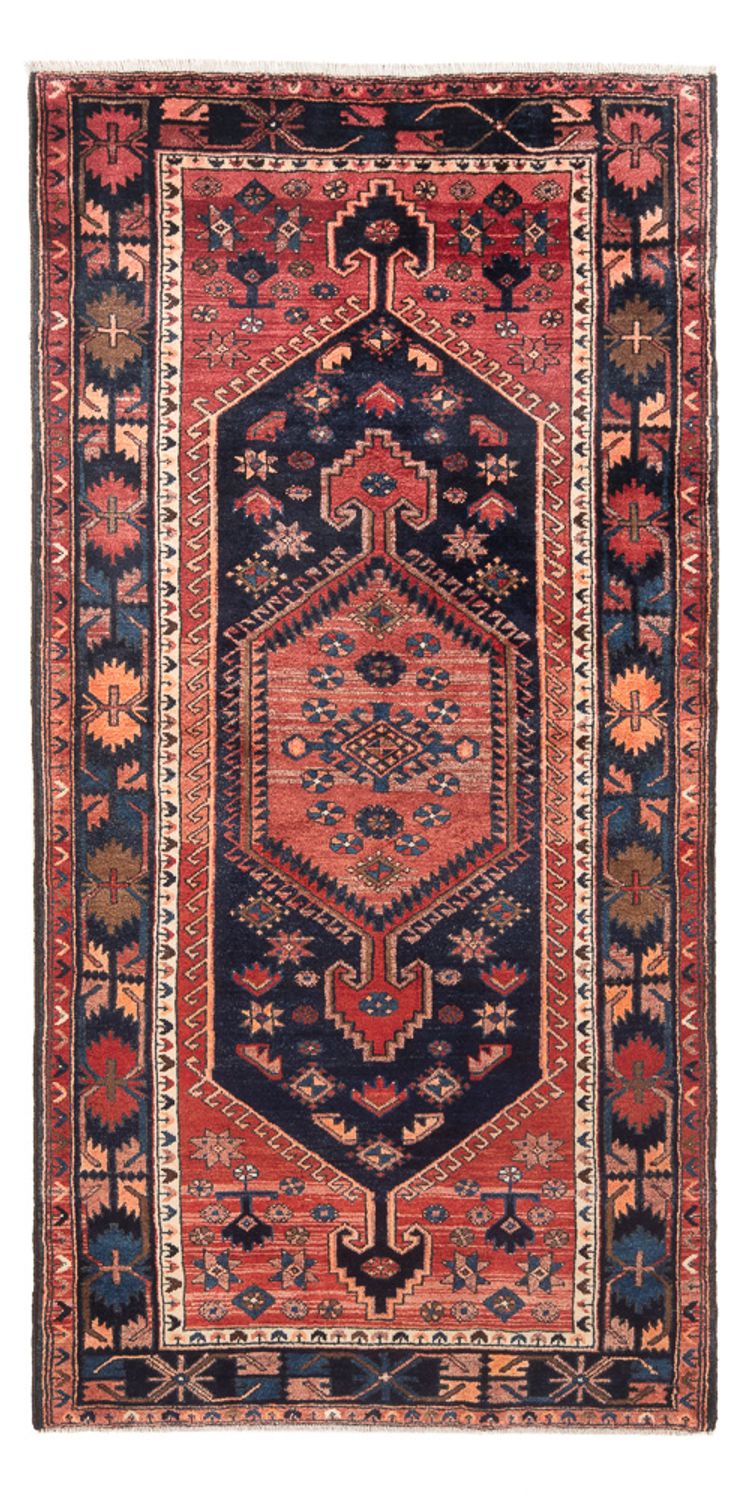 Løber Persisk tæppe - Nomadisk - 235 x 123 cm - mørkeblå