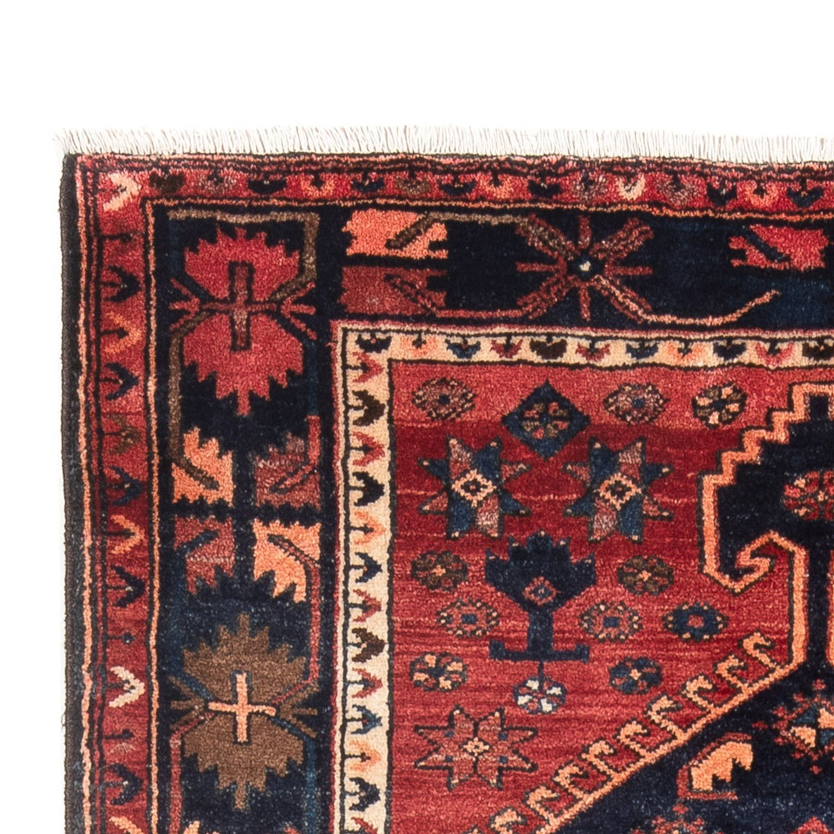 Løber Persisk tæppe - Nomadisk - 235 x 123 cm - mørkeblå