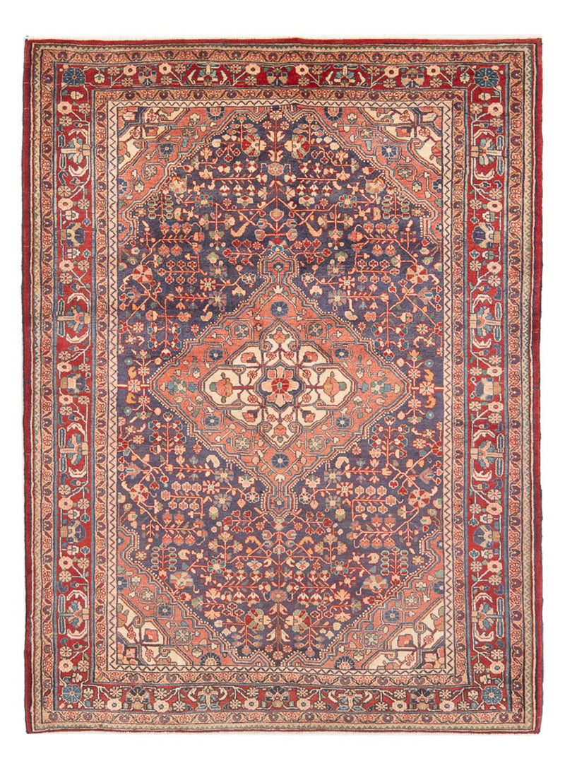 Persisk tæppe - Nomadisk - Royal - 207 x 138 cm - blå