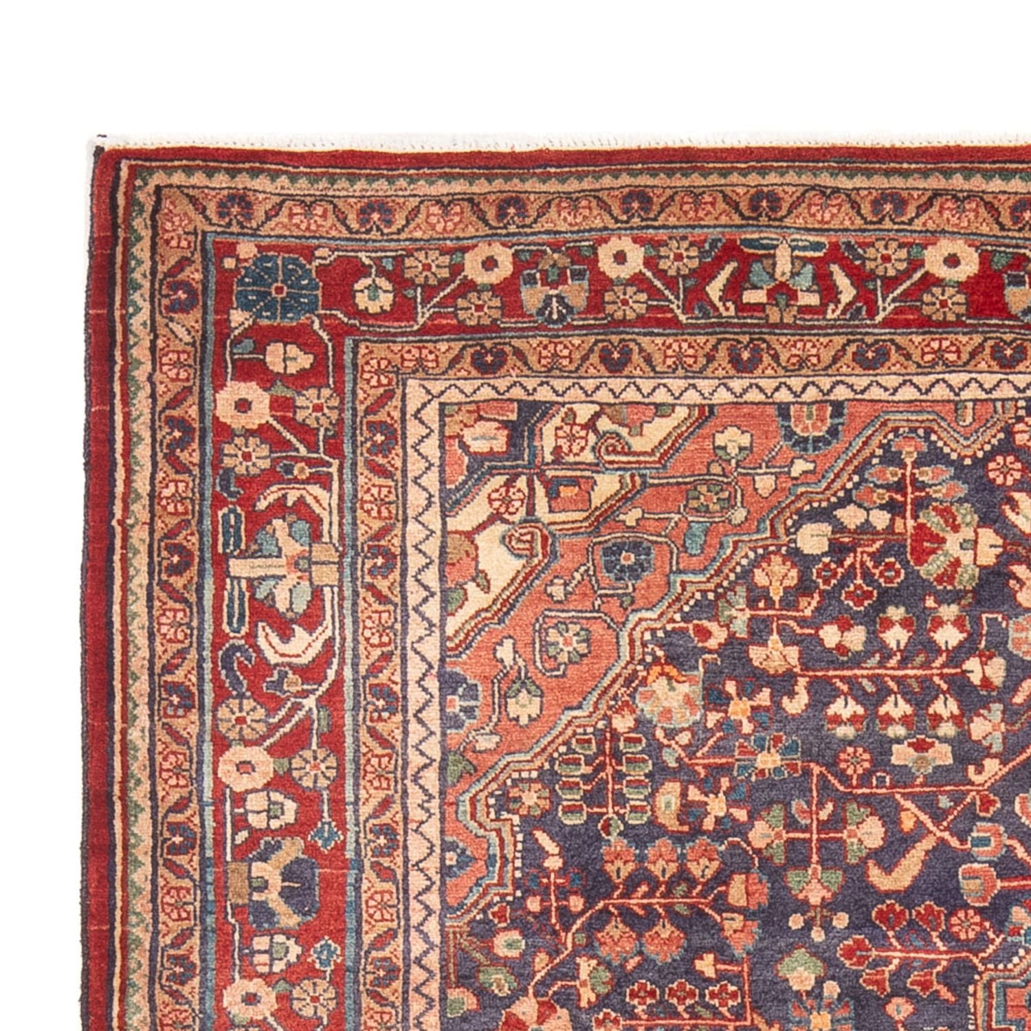 Persisk tæppe - Nomadisk - Royal - 207 x 138 cm - blå