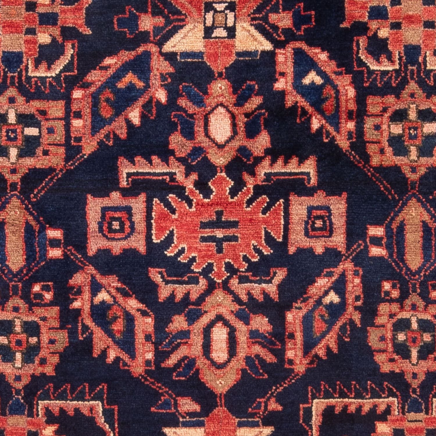 Persisk tæppe - Nomadisk - Royal - 202 x 131 cm - mørkeblå