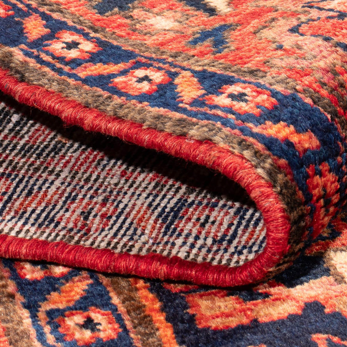 Persisk tæppe - Nomadisk - Royal - 202 x 131 cm - mørkeblå