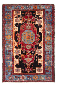 Persisk tæppe - Nomadisk - 203 x 125 cm - mørkeblå