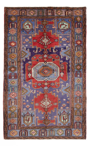 Persisk tæppe - Nomadisk - 223 x 143 cm - blå