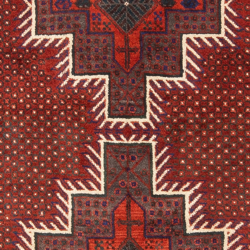 Persisk tæppe - Nomadisk - 186 x 131 cm - rød