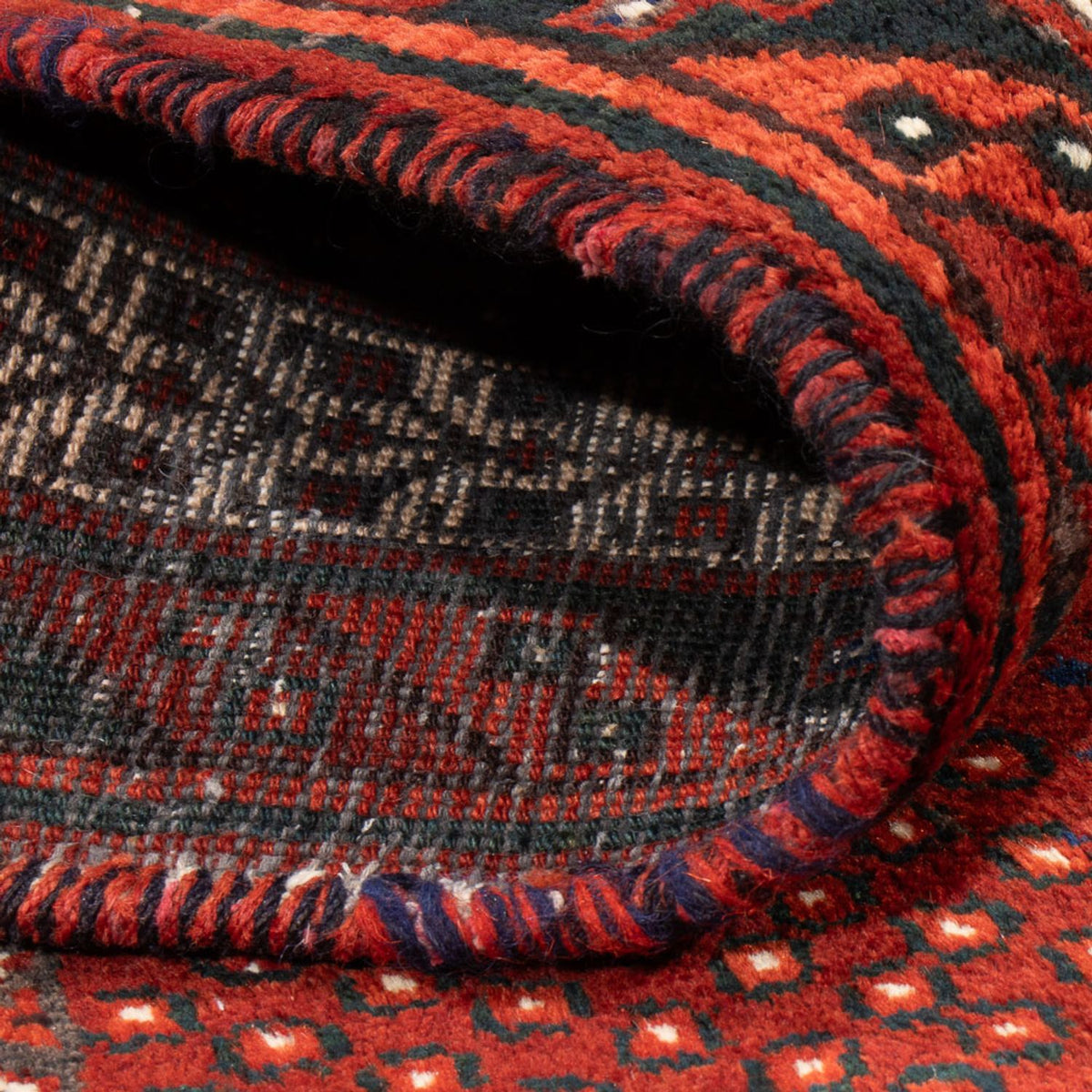 Persisk tæppe - Nomadisk - 186 x 131 cm - rød