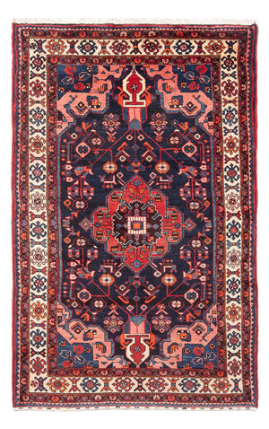 Persisk tæppe - Nomadisk - 215 x 131 cm - mørkeblå