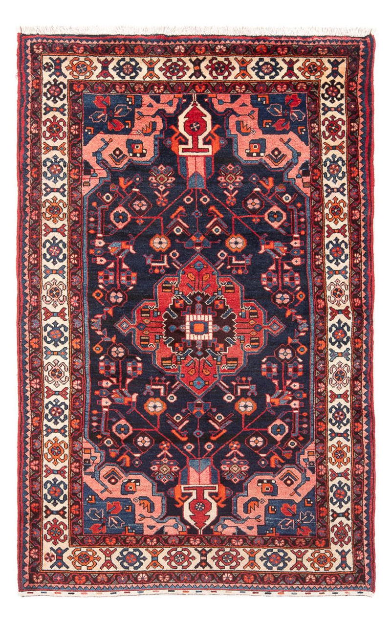 Persisk tæppe - Nomadisk - 215 x 131 cm - mørkeblå