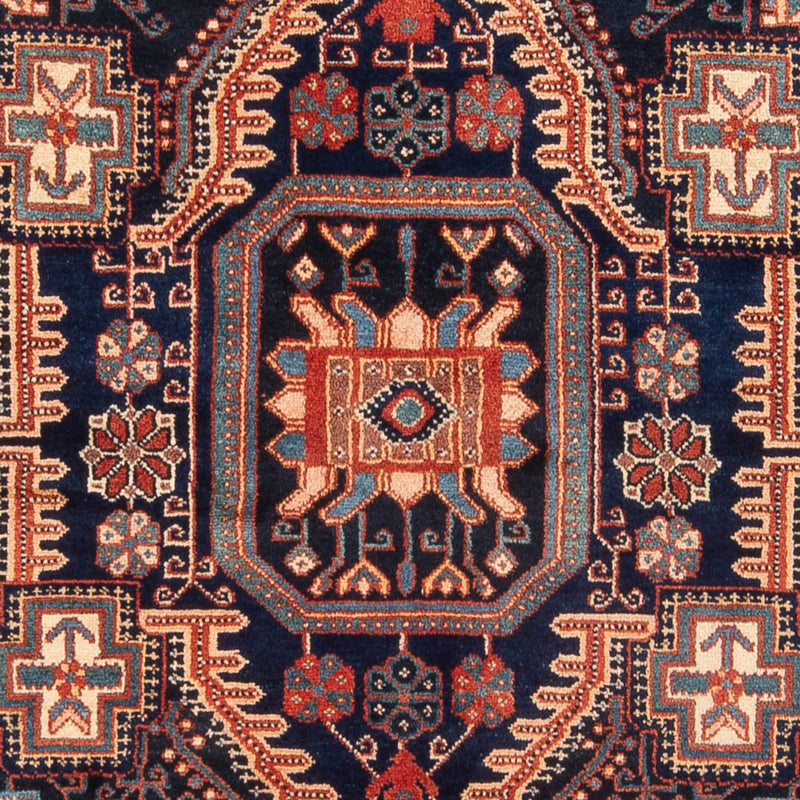 Persisk tæppe - Nomadisk - 218 x 138 cm - mørkeblå