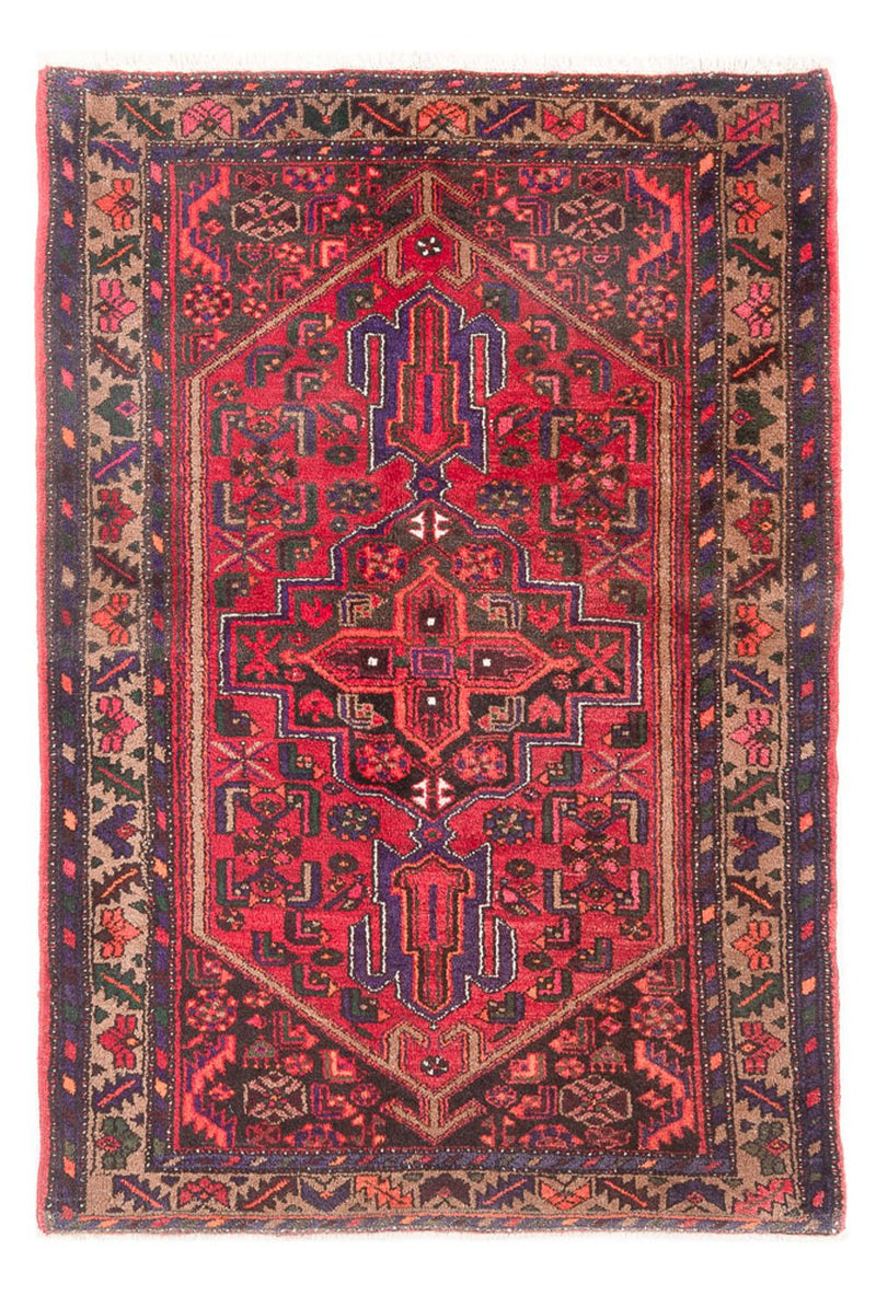 Persisk tæppe - Nomadisk - 214 x 130 cm - rød
