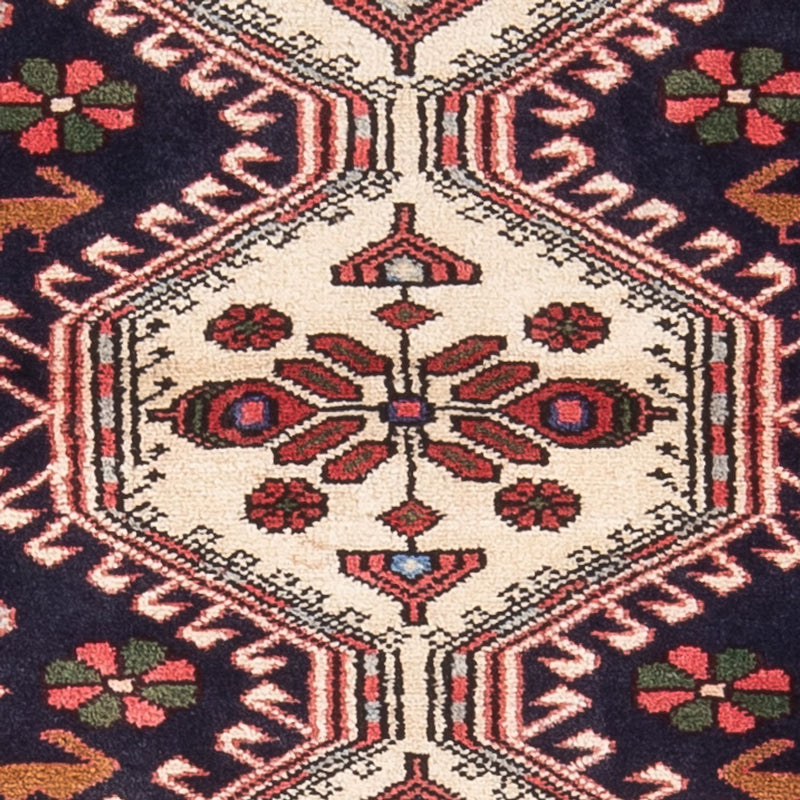 Persisk tæppe - Nomadisk - 120 x 80 cm - mørkeblå