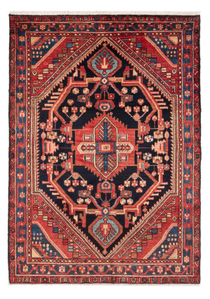 Persisk tæppe - Nomadisk - 208 x 135 cm - mørkeblå