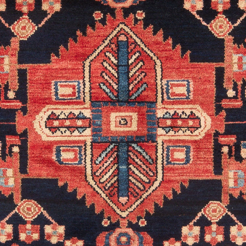 Persisk tæppe - Nomadisk - 208 x 135 cm - mørkeblå