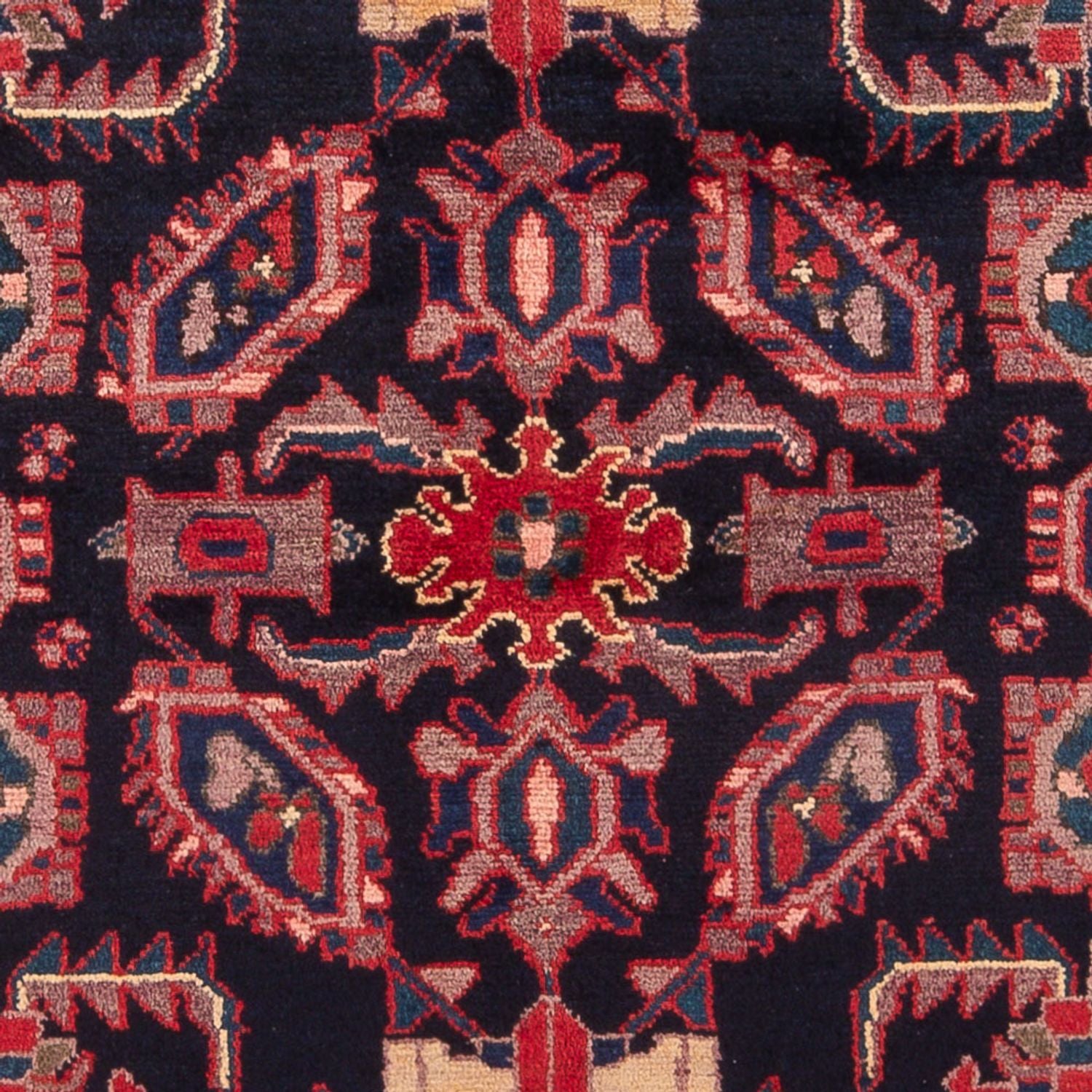 Persisk tæppe - Nomadisk - 200 x 138 cm - mørkeblå
