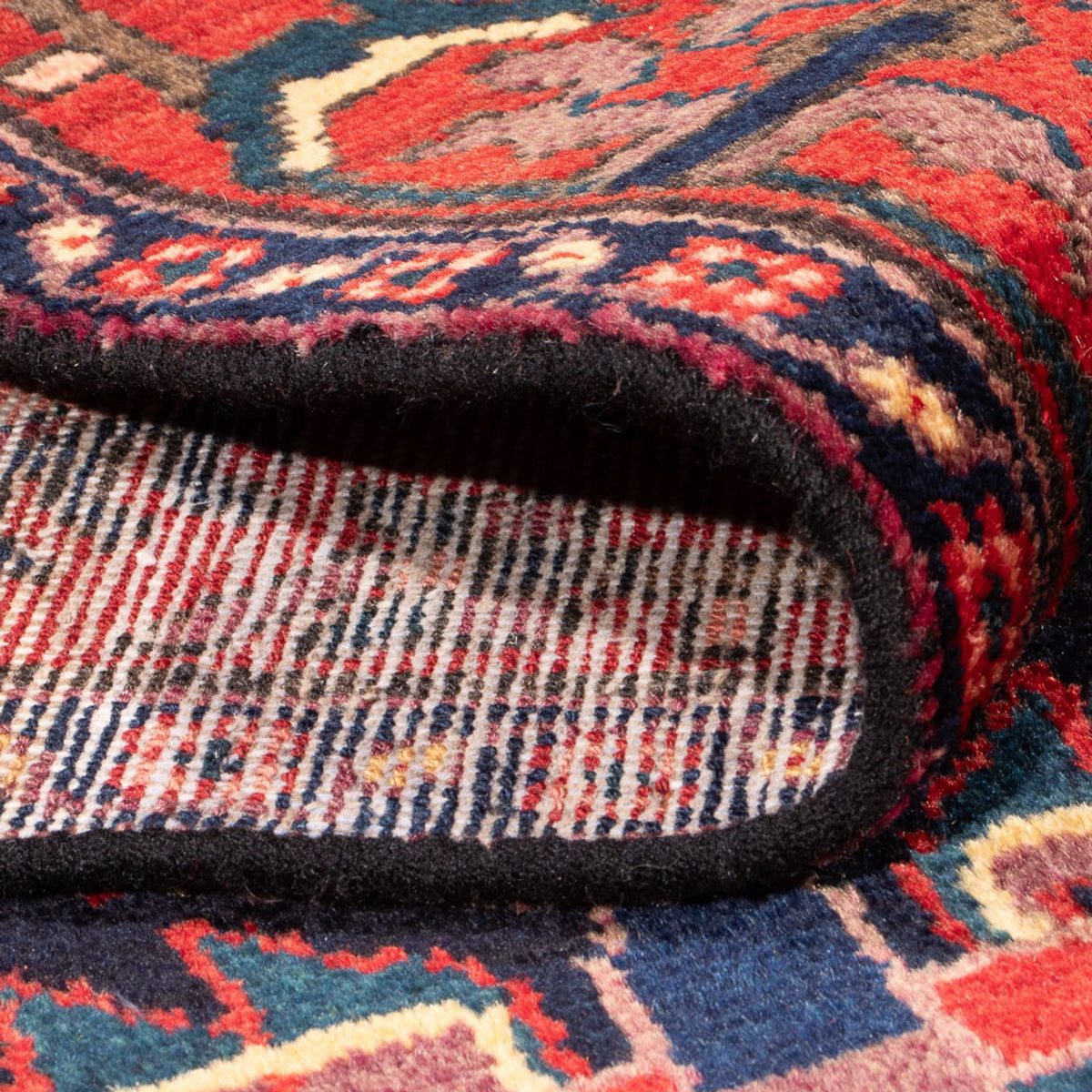 Persisk tæppe - Nomadisk - 200 x 138 cm - mørkeblå