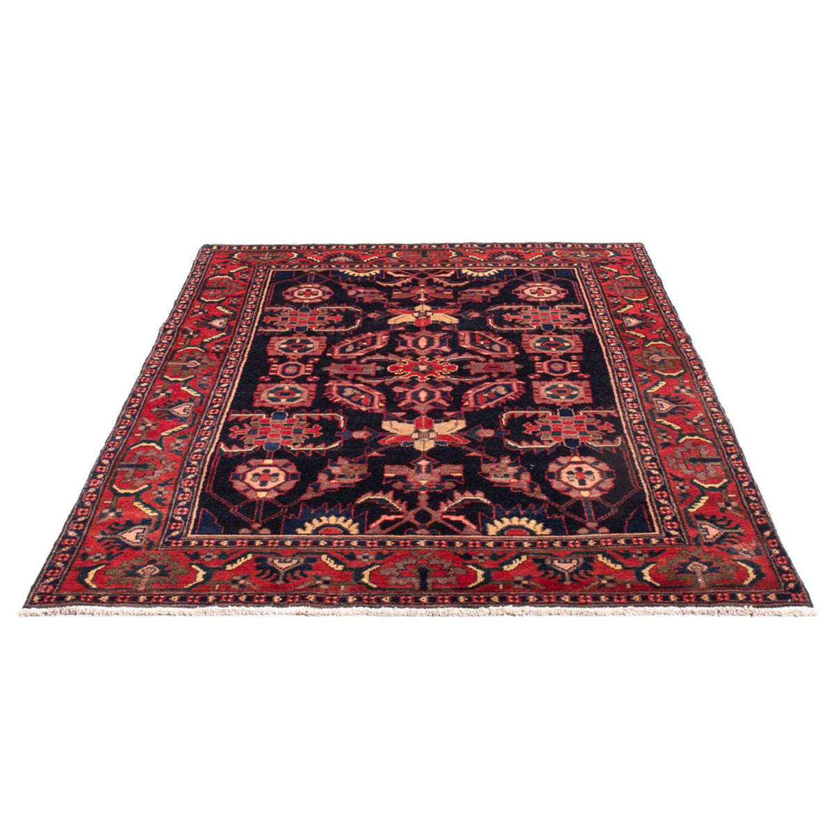 Persisk tæppe - Nomadisk - 200 x 138 cm - mørkeblå