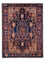 Persisk tæppe - Nomadisk - 212 x 146 cm - mørkeblå
