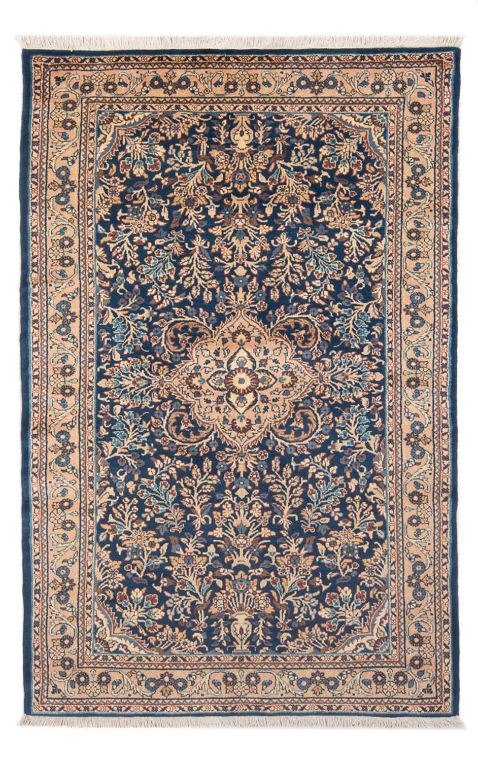 Persisk tæppe - Nomadisk - 195 x 127 cm - mørkeblå