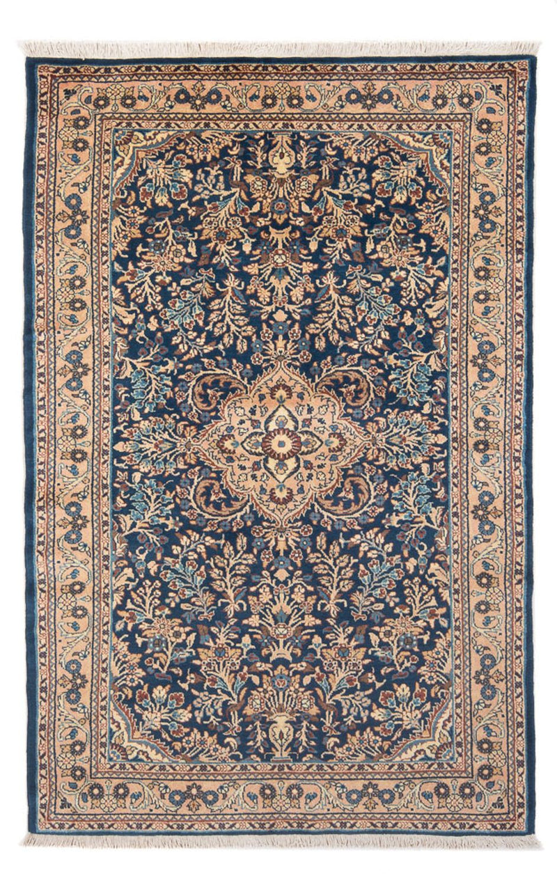 Persisk tæppe - Nomadisk - 195 x 127 cm - mørkeblå