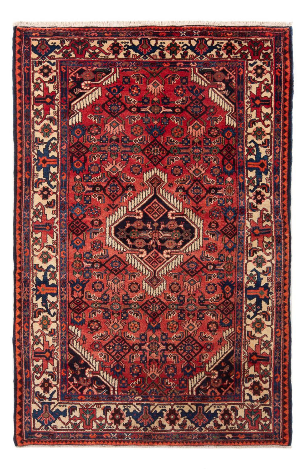 Persisk tæppe - Nomadisk - 212 x 133 cm - rød