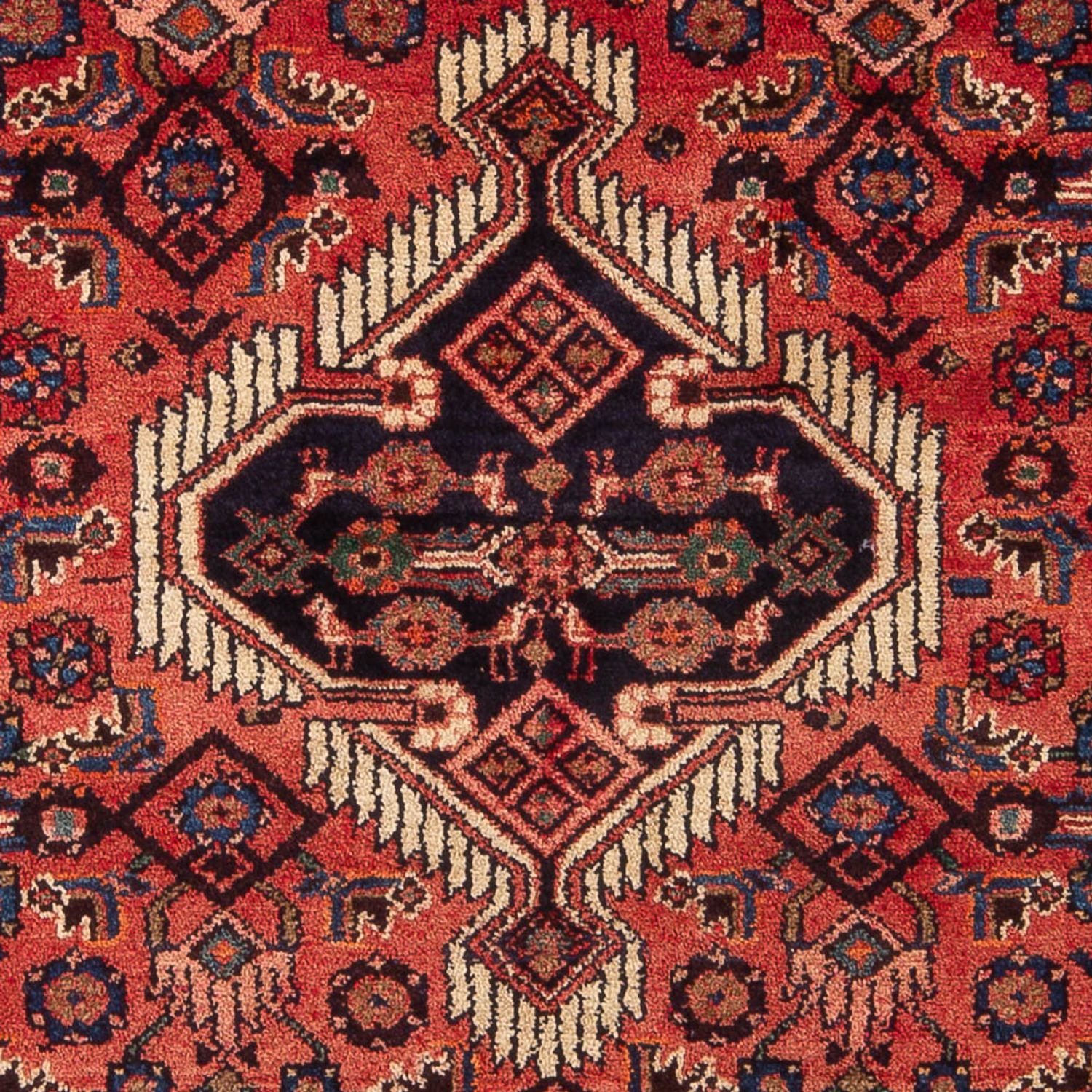 Persisk tæppe - Nomadisk - 212 x 133 cm - rød
