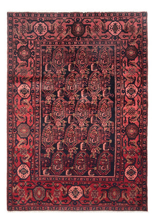 Persisk tæppe - Nomadisk - 201 x 132 cm - mørkeblå